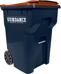 95-gallon trash cart